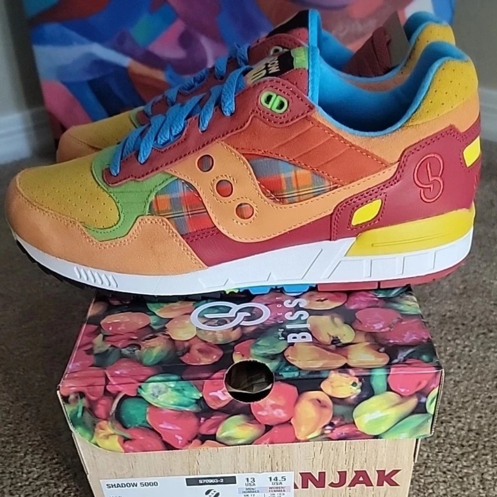 Saucony FRIENDS &Shadow 5000 Bonda Manjak Bisso Edition Size 13 💯 AUTHENTIC
